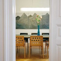 Vase auf Besprechungstisch